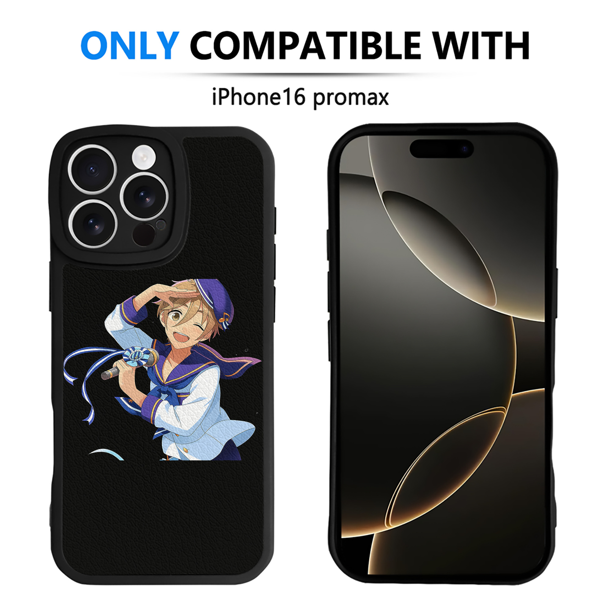 （画像用） あんさんぶるスターズ! Ensemble Stars 【iPhone 16シリーズ対応】シリコンスマホケース（レザー調） 材質：シリコン
